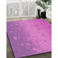 thumbnail image 2 of Ahgly Company Indoor Rectangle Patterned Heliotrope Purple Area Rugs, 5' x 7', 2 of 6