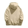 thumbnail image 4 of MHFRRA Sudadera con Capucha y Cordón con Estampado de Cabeza de Toro para Hombre, Estilo Informal, Cómoda, para Uso Diario Beige, 4 of 4