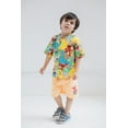 thumbnail image 2 of Sesame Street Elmo Cookie Monster Big Bird Little Boys T-Shirt and Shorts Outfit Set Multicolor / Orange 7-8, 2 of 5