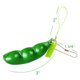 thumbnail image 5 of Fidget Bean Toy, Expresión facial Squeeze Pea Stress Relief Juguetes divertidos Llavero Hugtrwg Para estrenar, 5 of 5