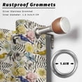 thumbnail image 2 of Outdoor Curtains for Patio Waterproof, Vintage Flowers Outdoor Privacy Panels Grommet, Spring Yellow Floral Country Leaves Blue Birds Blackout Outside Curtains for Porch/Cabana 54"x108", 1 Panel, 2 of 8
