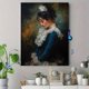 thumbnail image 4 of Qisvanset 12x16 Inch Giant Black Dog Silhouette Gothic Canvas Print Wall Art, 4 of 5