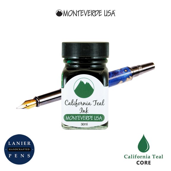 Monteverde Ink Bottle - California Teal