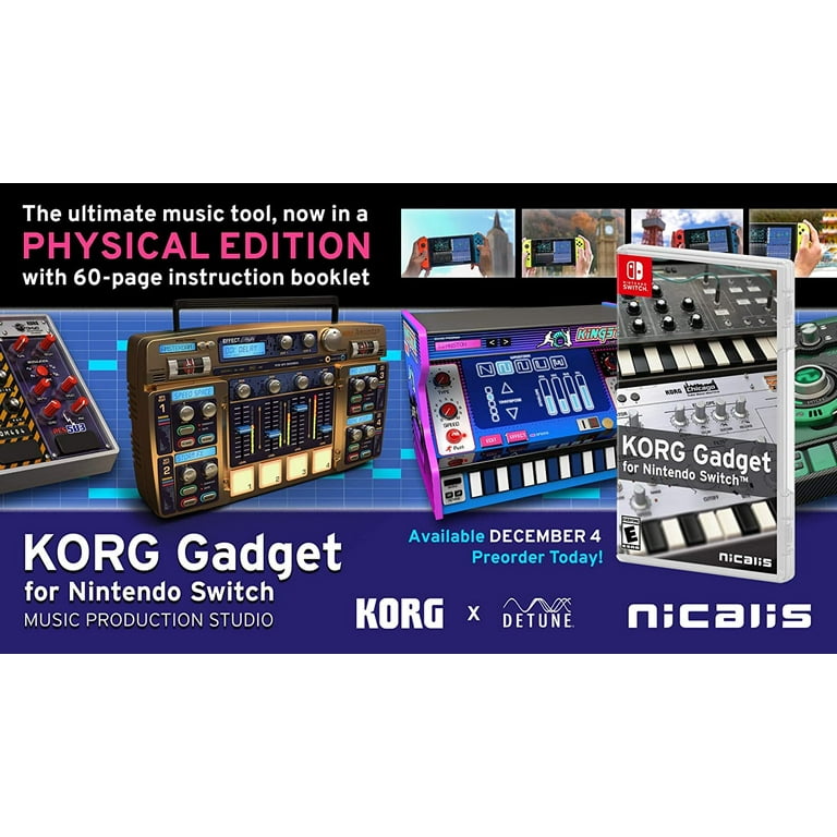 KORG Gadget, Nicalis, Nintendo Switch, Physical Edition