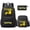 04, variant on New cartoon anime yellow elf lightning rat cool 3D print large-capacity lightweight durable student backpack, shoulder bag, and pencil case three-piece set