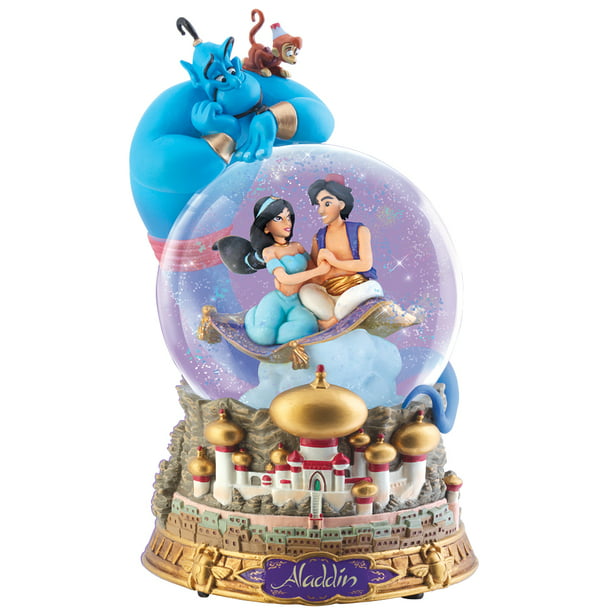 Disney's Aladdin Glitter Globe 6.75" Bradford Exchange