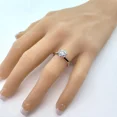 thumbnail image 5 of Matrix Round CZ Solitaire Engagement Ring - 2.00ct (8.0mm) Size 12, 5 of 7