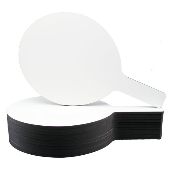 Flipside Products Oval Dry Erase Answer Paddles 7" x 12" Pack of 12