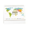 thumbnail image 2 of 2025 Desk Calendar | Spiral Bound Table Planner - Monthly Countdown Scheduler | 12-Month Portable Vertical Calendar | Thick Paper | Holiday Highlights | 10x8.5 in | For Office Home, 2 of 6
