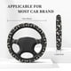 thumbnail image 3 of Balery black white Skull bone Fundas elásticas antideslizantes para volante, funda protectora universal para hombre y mujer, 15 pulgadas, accesorios para coche., 3 of 6