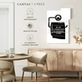 thumbnail image 4 of Elephant Stock Funny Bathroom Wall Art - Vertical Multi Panel Canvas - Hallway Wall Decor - Inspirational And Typography Multi Panel - White And Black Decor - 14" x 23", 4 of 4