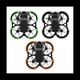 thumbnail image 3 of 4 Piezas Cubierta Protectora de HéLice 360 Grados Resistente una CaíDas Protectora AnticolisióN para Avata Drone Blade Naranja, 3 of 5
