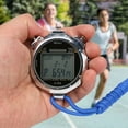 thumbnail image 3 of Digital Stopwatch Timer, Electronic Stopwatch Large Display Metal ABS  for Swimming, 3 of 7