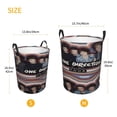 thumbnail image 5 of One Music Direc-,Ti0n Laundry Hamper Circular Laundrys Basket Waterproof Foldable Storage Clothes Bag For Home Bathroom, 5 of 8