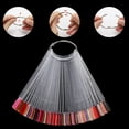 thumbnail image 3 of 300 Pcs Nail Swatch Sticks with Number Stickers for Color Display, Clear Square-shaped Nail Polish Sample Swatches with Ring, 3 of 3