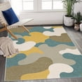 thumbnail image 2 of 1PC Abstract Area Carpet Local Carpet, Lightweight Washable Easy-to-Manage Carpet Mat Festival Gift, Suitable for Bedroom, Living Room, Office, Dining Room, Balcony, Room Accessones, 2 of 8