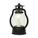 thumbnail image 1 of Farol de vela decorativo navideño con vela LED sin llama, lámpara de mesa de diseño vintage para la entrada del hogar o festival. Negro, 1 of 8