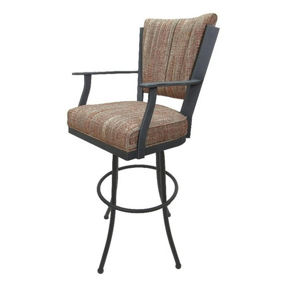 Swivel Tilt Extra Tall 34" (35") Metal Bar Stool Montana on Noam Base