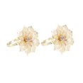 thumbnail image 4 of FENGGUIQU 10Ud Servilleta De Metal Dorado Con Floral Perfecto Para Fiestas Y Eventos, 4 of 7
