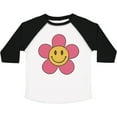 thumbnail image 3 of Inktastic Smiley Face Flower Cute Pink and Yellow Boys or Girls Toddler T-Shirt, 3 of 5