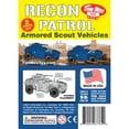thumbnail image 6 of TimMee Recon Patrol Armored Cars - Blue Plastic Army Men Scout Vehicles, 6 of 6