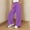 Purple, variant on ATOGUTA Pants for Girls Trendy Casual Straight Leg Trousers Black, Size 8-13