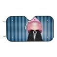 thumbnail image 7 of Fotbe Dog in Hairdresser Car Windshield Sunshade | Sun Visor Protector Front Window Shade, Keeps Out UV Rays, Keeps Your Vehicle Cool-, 7 of 7