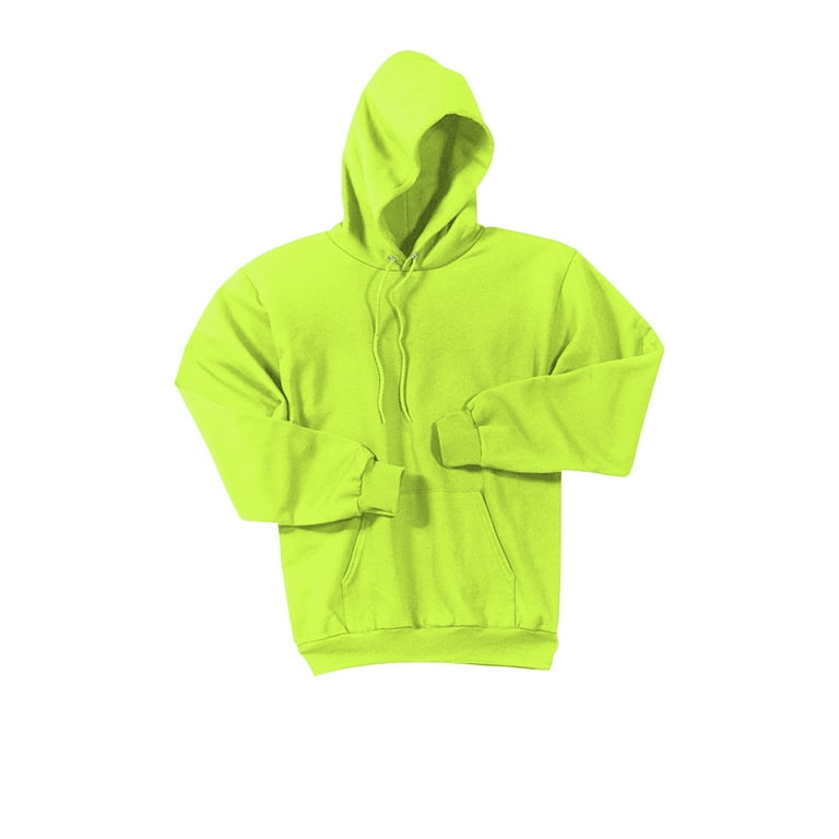 Electric green hoodie sale