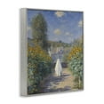 thumbnail image 4 of Monet Style Sunflower Ghost Gray Framed Giclee Art, design by Arlington Prints, 4 of 9