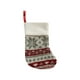 thumbnail image 2 of Medias navideñas para el árbol | Calcetines de lana de punto con forma de copo de nieve (14 x 8,5 cm) | Bolsas de regalo pequeñas y adornos para niños y decoración de chimeneas, 2 of 8