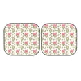 thumbnail image 3 of Uemuo Rose Flowers Printed 2 PCS Car Windshield Sun Shade, Auto Sun Heat and UV Rays Blocker, Foldable Automotive Front Window Sunshade Protector, 3 of 7