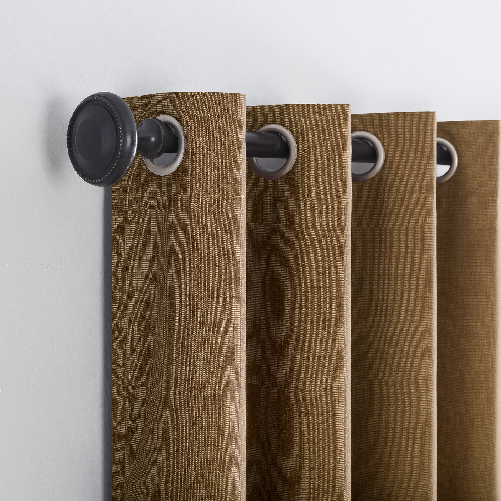 Sun Zero Duran Thermal Insulated 100% Blackout Grommet Curtain Panel, 50"X95", Pecan (Single Panel)