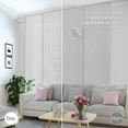 thumbnail image 6 of GoDear Design Adjustable Sliding Panel Track Blind 45.8"- 86" W x 96" H, Vertical Blinds, Semi-sheer, Zipper, 6 of 12