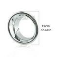 thumbnail image 5 of MZORANGE Pair Fog Light Lamp Trim Covers For Hummer H3 2006 2007 2008-2010 Chrome Bezels, 5 of 5