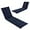 Navy Blue, variant on SSyao Outdoor Chaise Lounge Cushion, Patio Furniture Pad with Hook & Loop Fastener Fixing Straps, Folding Cushion for Reclining Lounger for Outside, 72 x 23 Inches, Dark Gray