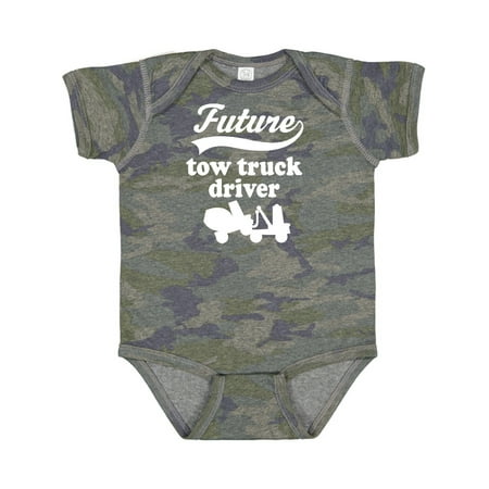 

Inktastic Future Tow Truck Driver Childs Gift Gift Baby Boy Bodysuit