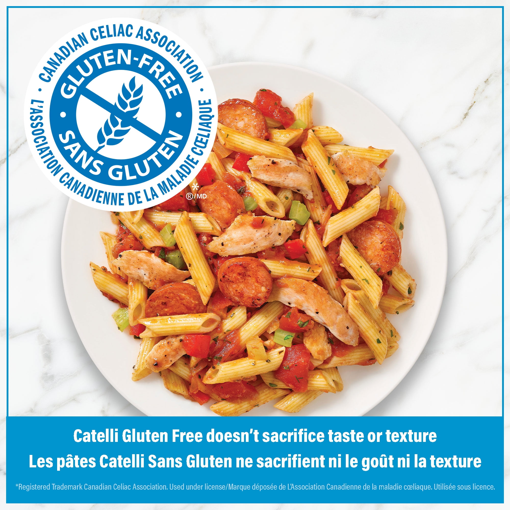 Catelli Gluten Free Penne Rigate Pasta, 340g, 340 g