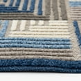 thumbnail image 3 of Loomaknoti Fontana Haldis 9' x 12' Geometric Indoor/Outdoor Area Rug , Gray/Blue, 3 of 7
