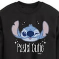 thumbnail image 3 of Disney - Lilo & Stitch - Pastel Cutie - Toddler & Youth Crewneck Fleece Sweatshirt, 3 of 5