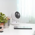 thumbnail image 4 of IRIS USA WOOZOO Ventilador de Escritorio con Control Remoto, Circulador de Aire Oscilante, 3 Velocidades, Alcance de 16 m, Inclinación Ajustable, Motor Silencioso, Tamaño Pequeño, Blanco, 4 of 5