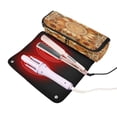 thumbnail image 3 of Hair Tool Organizer Bag with Heat Resistant Mat Removable Travel Storage Case for Hot Air Brushes Curling Irons Decorative Sun Design, 3 of 8
