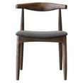 thumbnail image 2 of Mid-Century Modern Blake Gray Dining Chair (Set of 2), 2 of 7