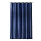 thumbnail image 1 of Cortina de ducha impermeable con ganchos Cortina de ducha de poliéster gruesa moderna para el baño del hotel en casa Azul oscuro, 1 of 10