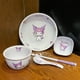 thumbnail image 2 of Sanrio-cuenco de cerámica con dibujos animados para niños, tazón de arroz, sopa, plato bonito, vajilla, cuchara, palillos, nuevo platillo de inmersión, 2 of 5