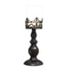 thumbnail image 3 of Candelero cónico de hierro, candelabro de diseño hueco para vacaciones, soporte para velas, candelero para decoración de comedor de Hotel Negro Pequeño, 3 of 7