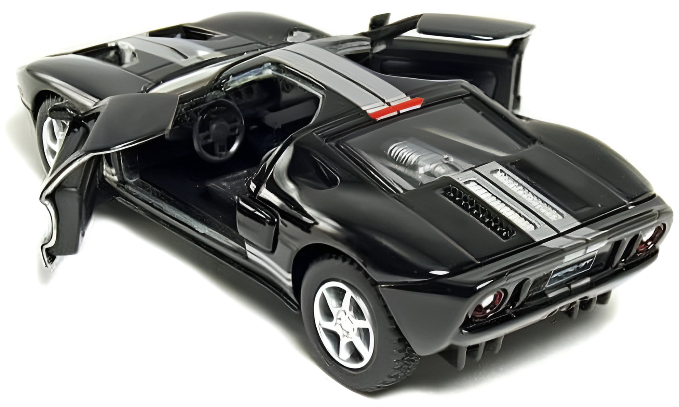 Set of 4: Kinsmart 5" 2006 Ford GT Diecast Model Toy Car 1:36 New