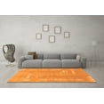 thumbnail image 3 of Ahgly Company Indoor Rectangle Abstract Orange Modern Area Rugs, 6' x 9', 3 of 4