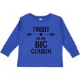 thumbnail image 3 of Inktastic Finally I'm the Big Cousin Boys or Girls Long Sleeve Toddler T-Shirt, 3 of 5
