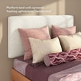 thumbnail image 6 of Plank+Beam Solid Wood Full Size Platform Bed Frame,  Matte Pecan, 6 of 10