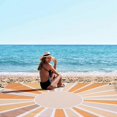 thumbnail image 2 of Beach Blanket Sandproof, 10'X 9' Extra Large Oversized Beach Mat for 28 Adult 26-27s, 2 of 5